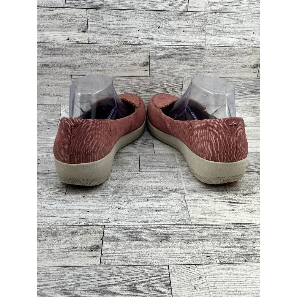 FitFlop Supercomff Women Loafers Rose Red Textured Slip On‎ Flats Size 8.5
